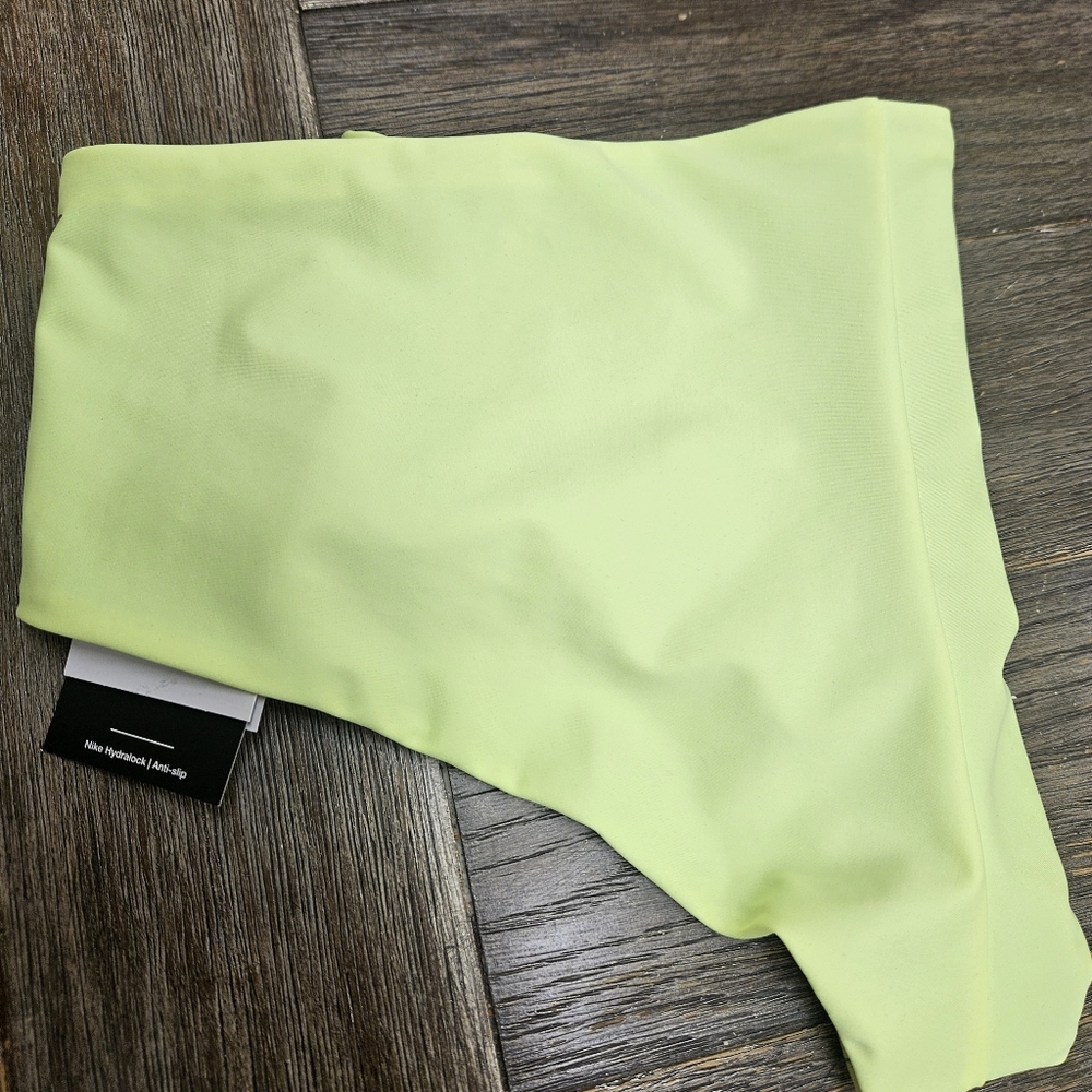 NWT NIKE SWIM Women's Hydralock Fusion Cheeky Kick Shorts Bottoms in Volt XL - Picture 4 of 7